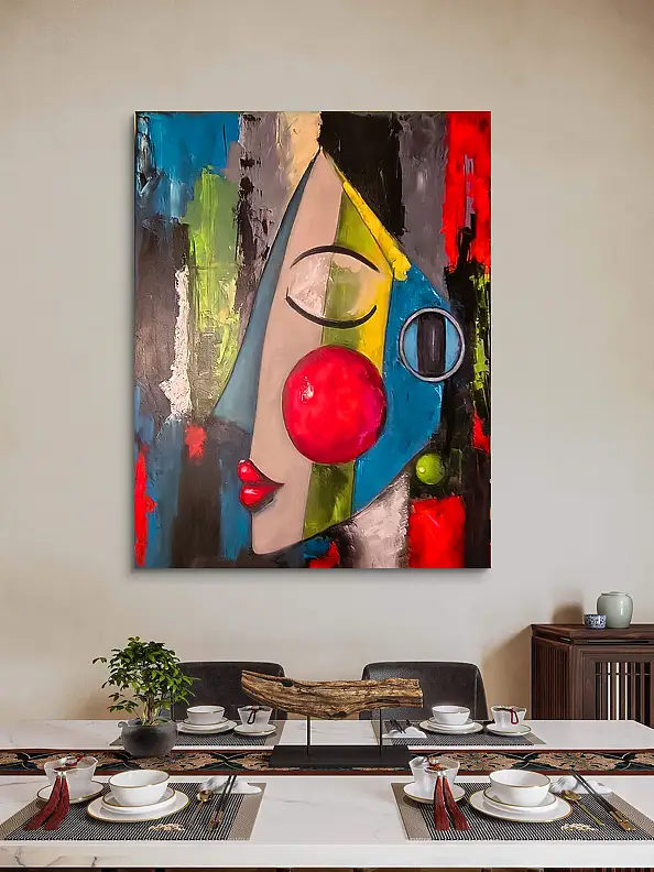 katarzyna nachajska, Secret rouge, Peinture acrylique - toile, 100 x 120
