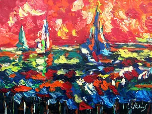 Jerzy Stachura - red evening