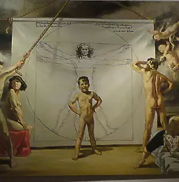 Janusz Szpyt - Vitruvian man
