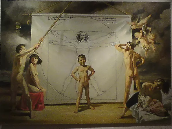 Janusz Szpyt - Vitruvian man