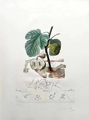 Salvador Dali - Man with a figure, 1969