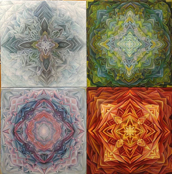 Paulina Szczepaniak - Four soul - quadriptych
