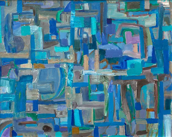 Stanisław Młodożeniec - Quattro stagioni - polittico 4x 72x90 cm