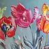 Justyna Szałamacha - Cztery tulipany