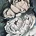 Alicja Walczak, DEPTH OF PEONY, Acrylic painting - canvas, 100 x 150