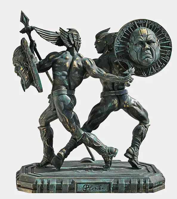 Krzysztof Plonka - Scultura DEUS X