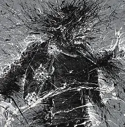 MATEO GODINO, DIRUPTIO, Obraz akrylowy - płótno, 120 x 100