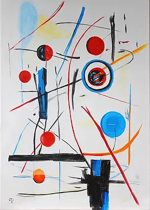 Serge Ra, DISTORSIO MUNDI, Obraz olejny - płótno, 50 x 70