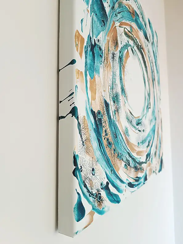 Joanna Bilska, TRAUM, Acryl-Bild, Tinte - Leinwand, 60 x 60