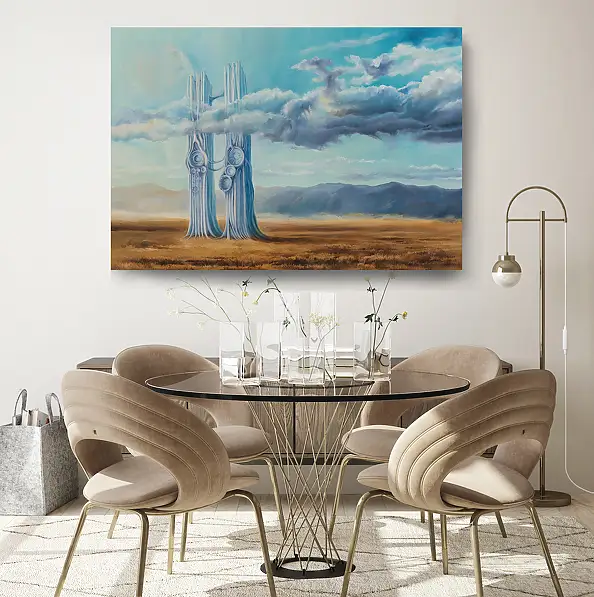 Urszula Świtaj, AT 7, Oil painting - canvas, 100 x 70