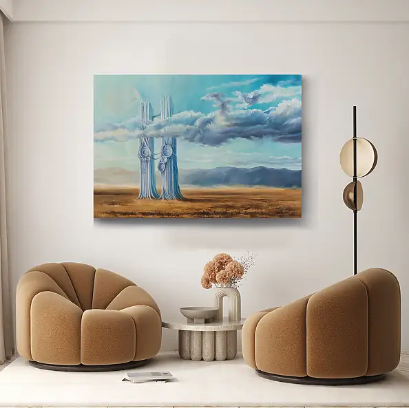 Urszula Świtaj, AT 7, Oil painting - canvas, 100 x 70