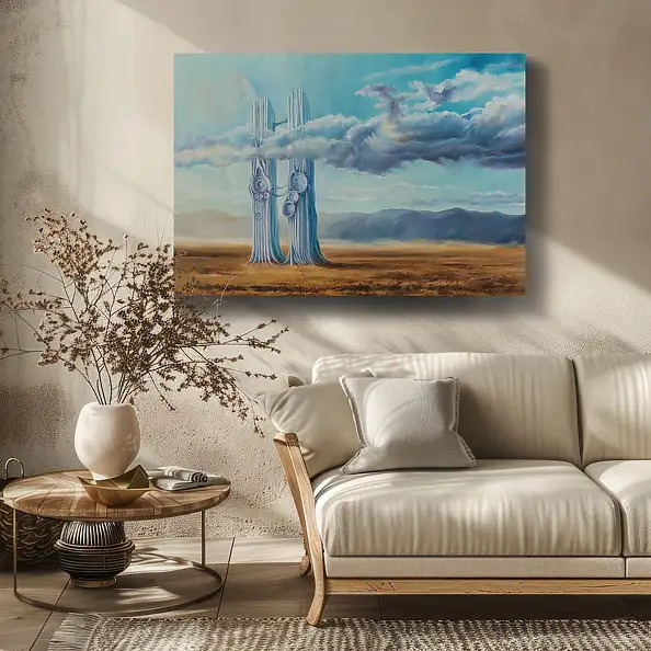 Urszula Świtaj, AT 7, Oil painting - canvas, 100 x 70