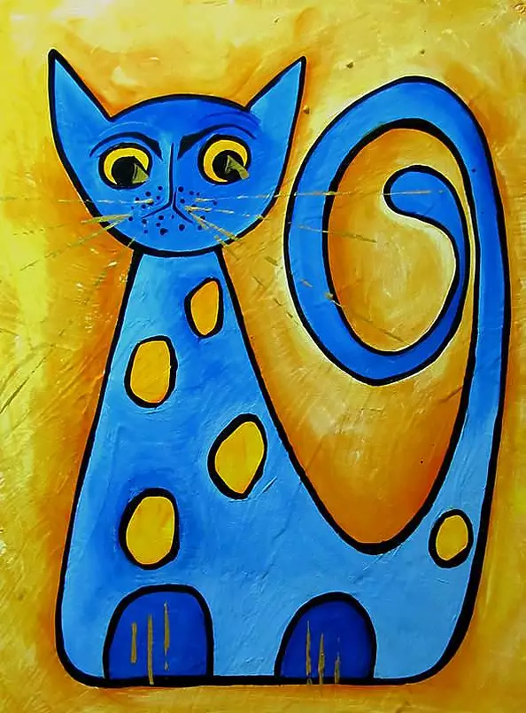 Marek Lutek - DWA KOTY 777 / diptych /