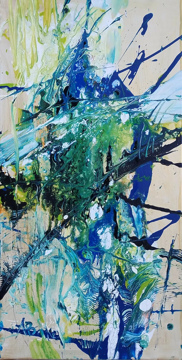 Anna Borcz - DYPTYK na złotym tle