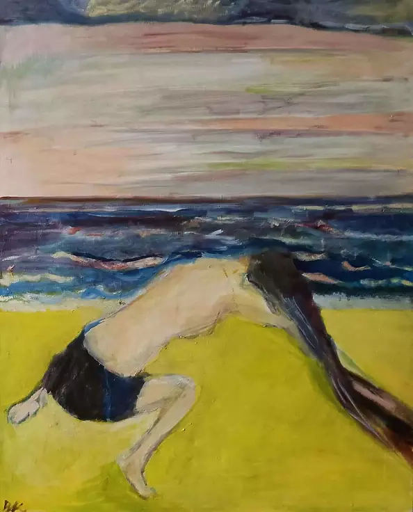 Beata Sachiko Kamoji - GIRL ON THE BEACH