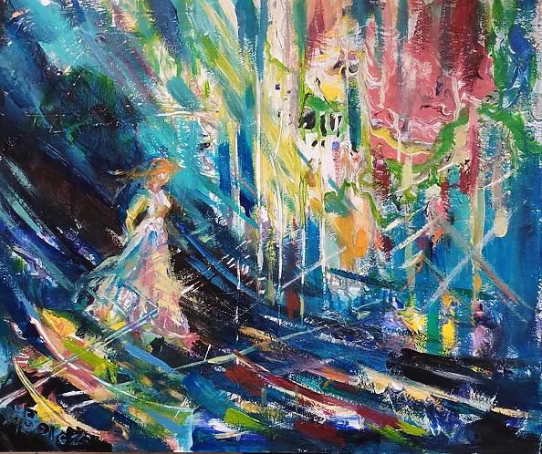 Anna Borcz - GIRL IN THE MAGIC FOREST