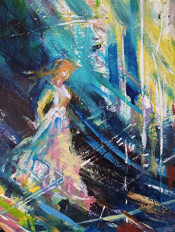 Anna Borcz - GIRL IN THE MAGIC FOREST