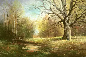 Jan Bartkevics - Dąb wiosną II