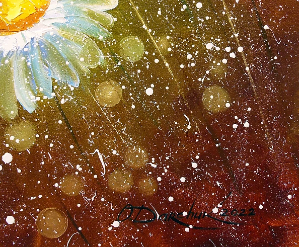 Olha Darchuk - Daisies in the field