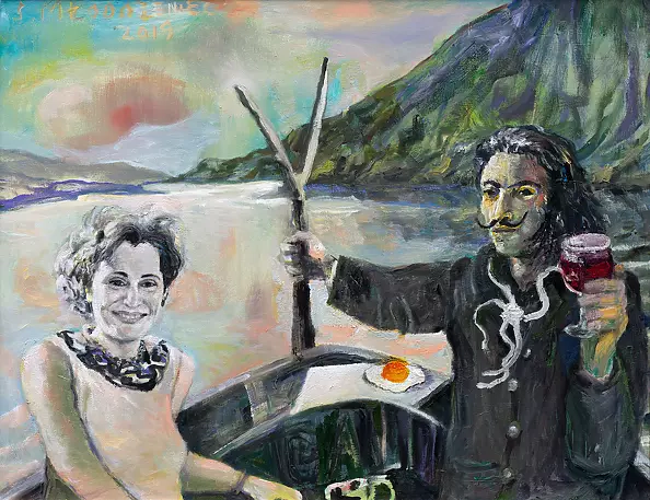 Stanisław Młodożeniec - Dali and Gala