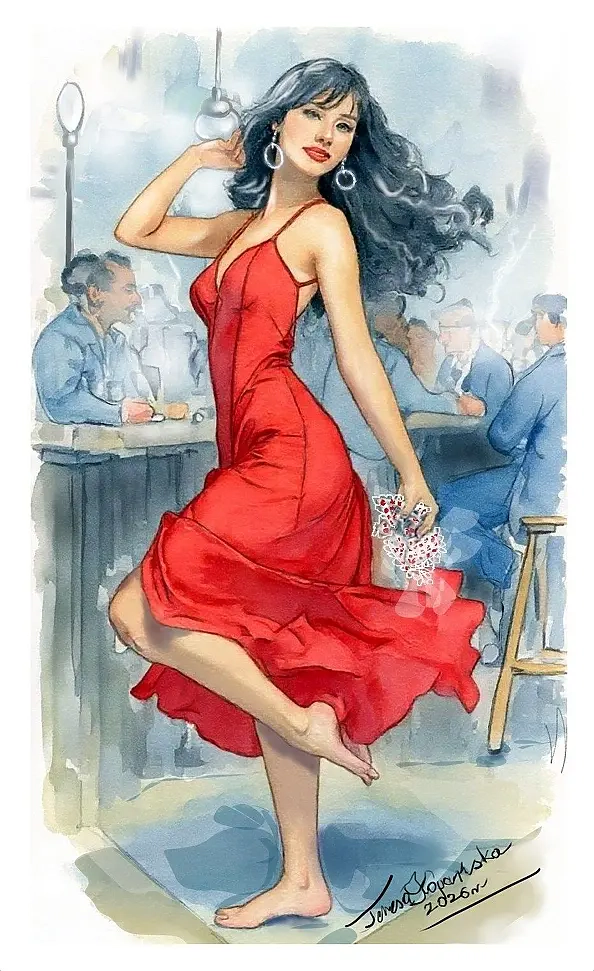 Teresa Kopańska - "La Reine de Cœur du Café de Flore"