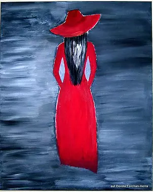 Dorota Ferchan Herra - Lady in red