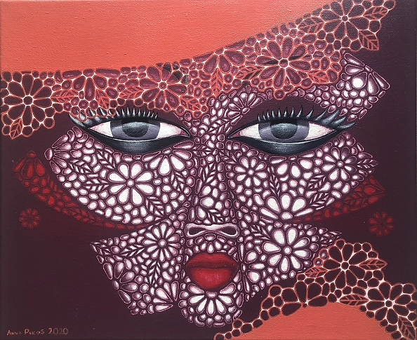 Anna Pikos - Lady with a hat