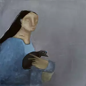 Andrzej Cybura - Dama z jamniczką