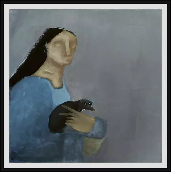 Andrzej Cybura - Dama z jamniczką