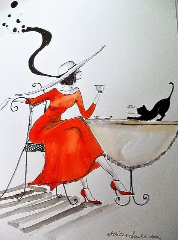 Adriana Laube - Dama z kotem