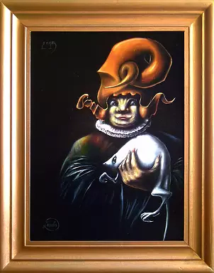 Jacek Lauda - Dama z łasiczką