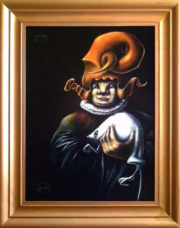 Jacek Lauda - Dama z łasiczką