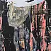 Ewa Mościszko, Lady with a Parasol, 70x50x1 cm, acrylic on canvas, Acrylic painting - canvas, 50 x 70
