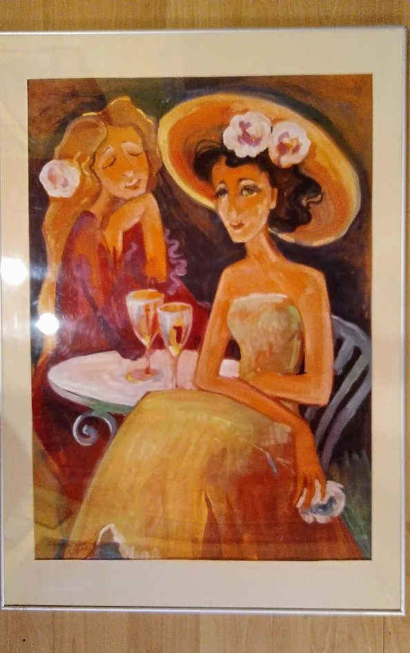 Anna Borcz - Damy w kawiarni