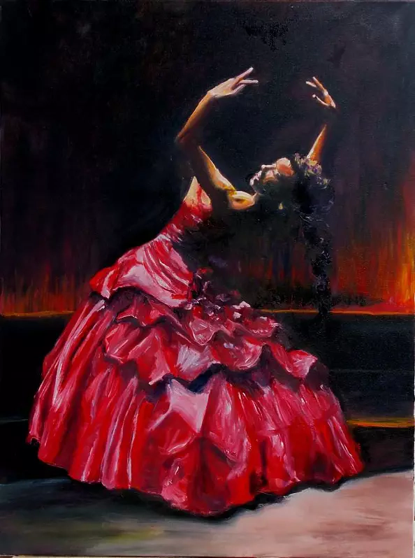 . Vita - Dancer in a red dress