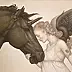 Michael Parkes -  Dark Unicorn