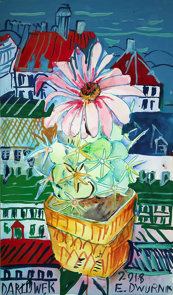 Edward Dwurnik - Darłówek - WATERCOLOR