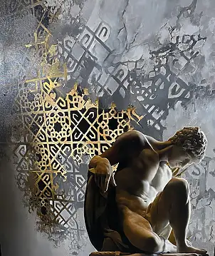 Mirosław Cholewinski, David 2, Oil painting - canvas, 80 x 90
