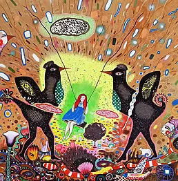 Natalia Pastuszenko, Es war einmal-2, Acrylgemälde, Weitere - Leinwand, 140 x 100