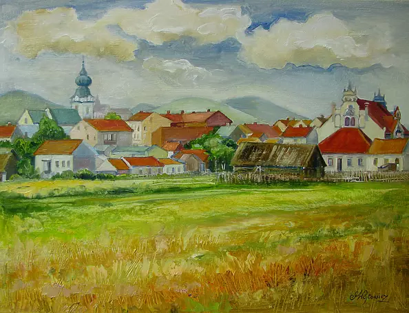 Małgorzata Wójtowicz Cichoń - A long time ago in Wadowicach- building Falcon