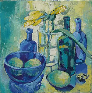 Natalia Stefanova - De blauw flessen