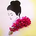 Yuliya Strizhkina - Dekorative 3D Ölgemälde Geisha`s Zärtlichkeit