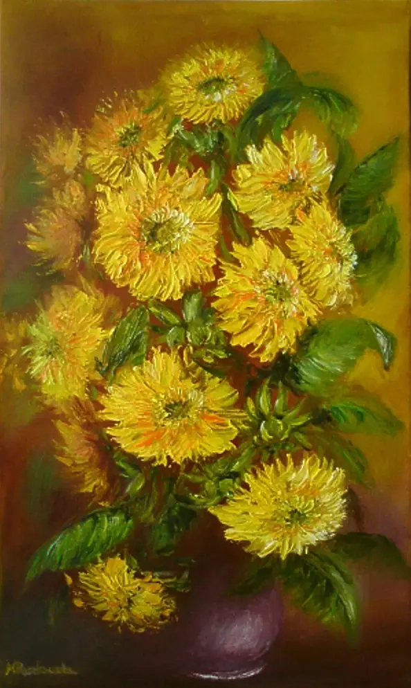 Maria Roszkowska - Sunflowers decorative