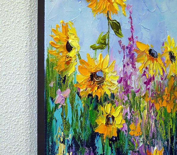 Olha Darchuk - Decorative sunflowers