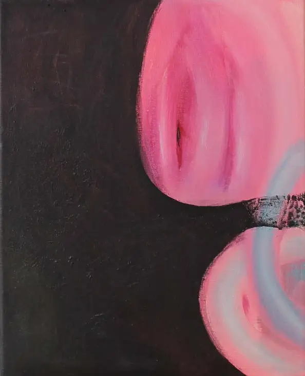 Patrycja Odzimkowska, Delikatność Abstrakcja, Obraz akrylowy - płótno, 24 x 30