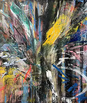 Szymon Hołubowski, , Acrylic painting, Mixed media - canvas, 120 x 140