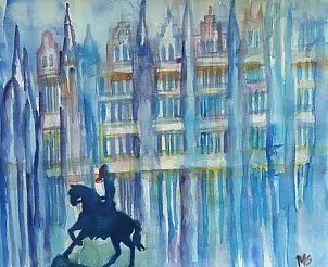 Marzena Salwowska - Rainy Scotland seen from Poland