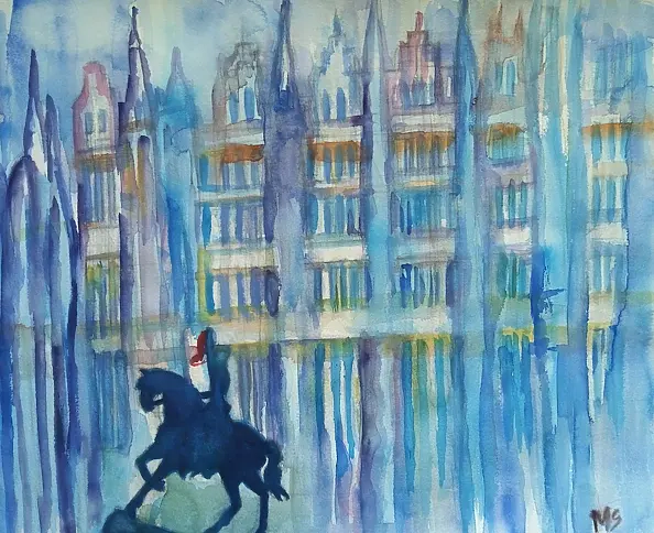 Marzena Salwowska - Rainy Scotland seen from Poland