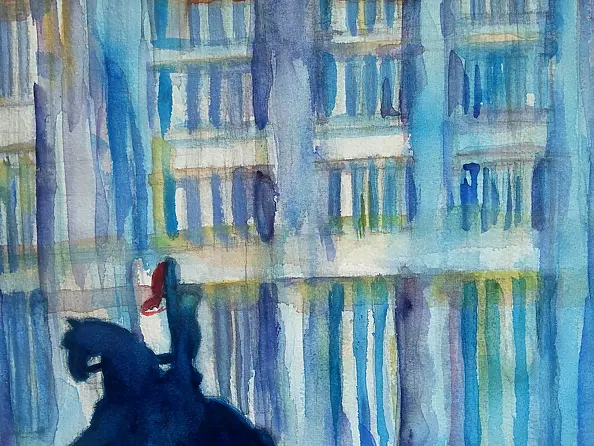 Marzena Salwowska - Rainy Scotland seen from Poland