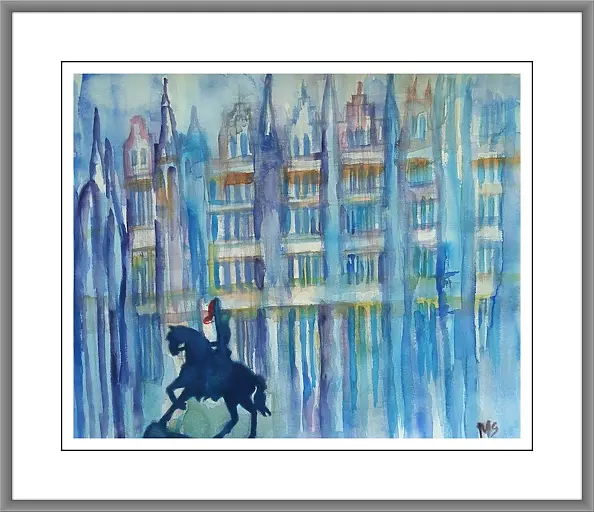 Marzena Salwowska - Rainy Scotland seen from Poland